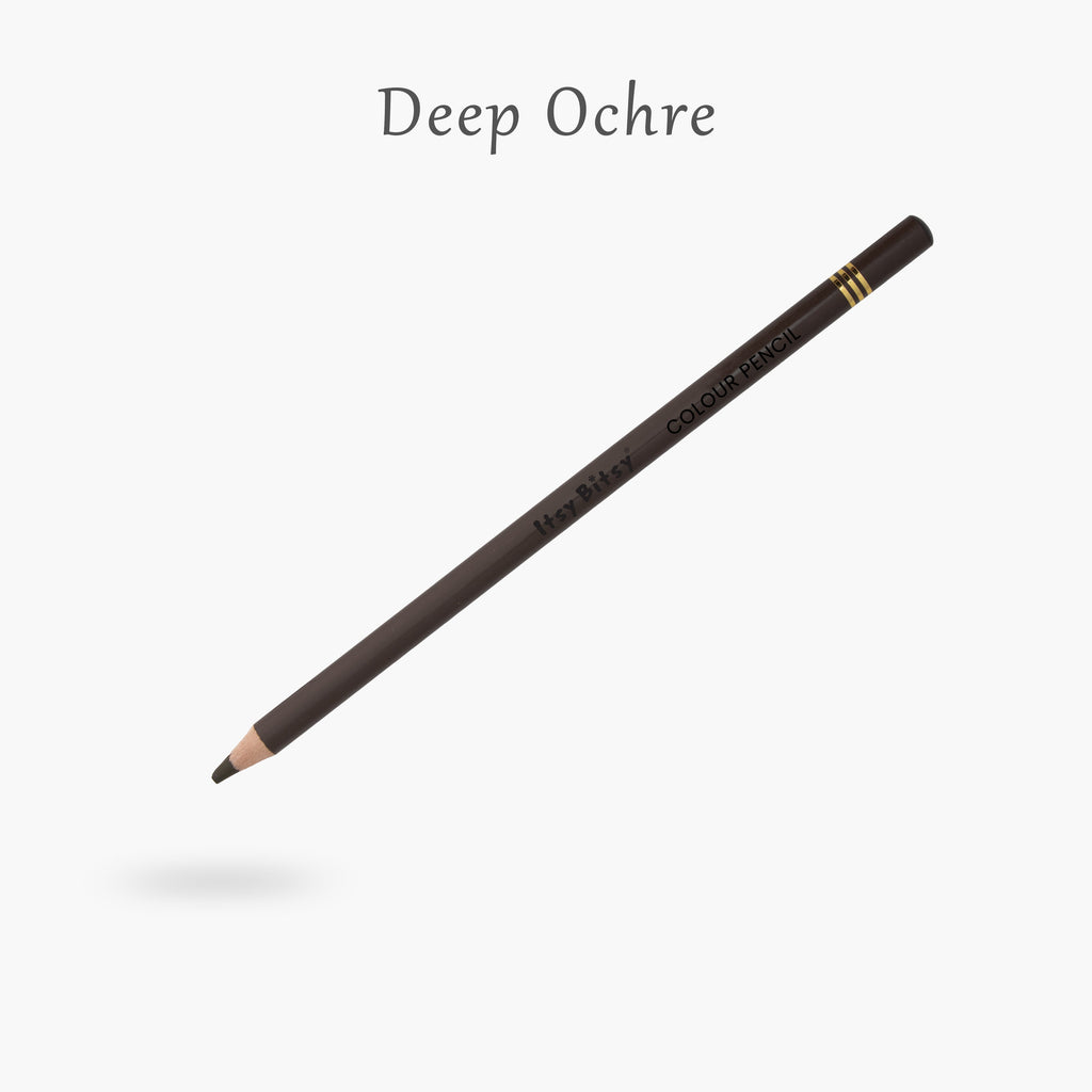 Premium Artist Colour Pencil 1pc - Deep Ochre