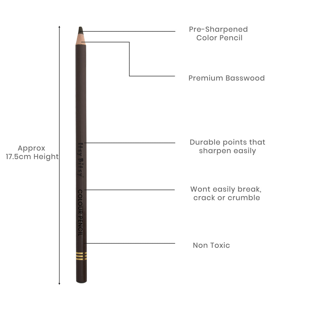 Premium Artist Colour Pencil 1pc - Deep Ochre
