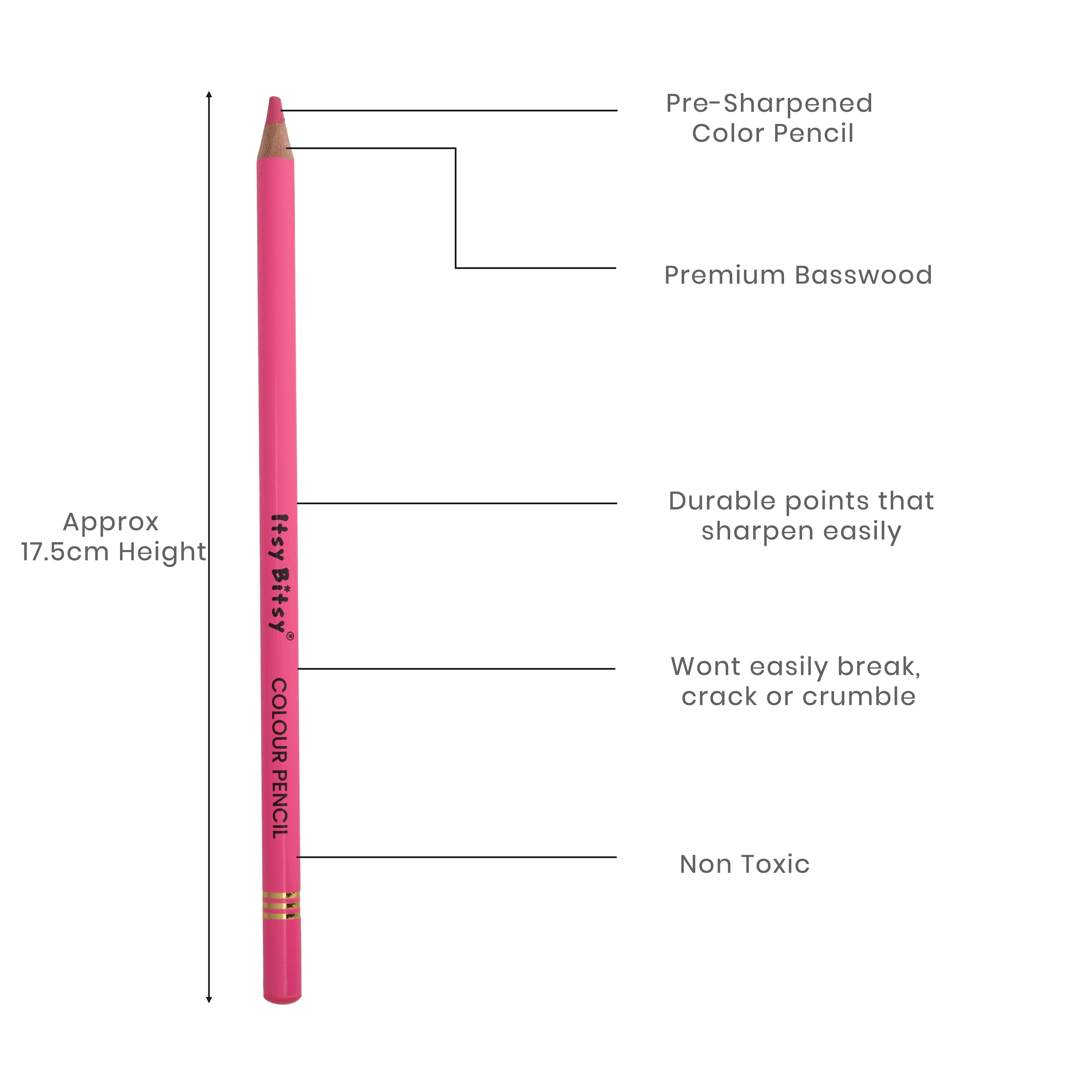 Premium Artist Colour Pencil 1pc - Flamingo