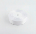 Satin Ribbon 25Mm 50Mtr White