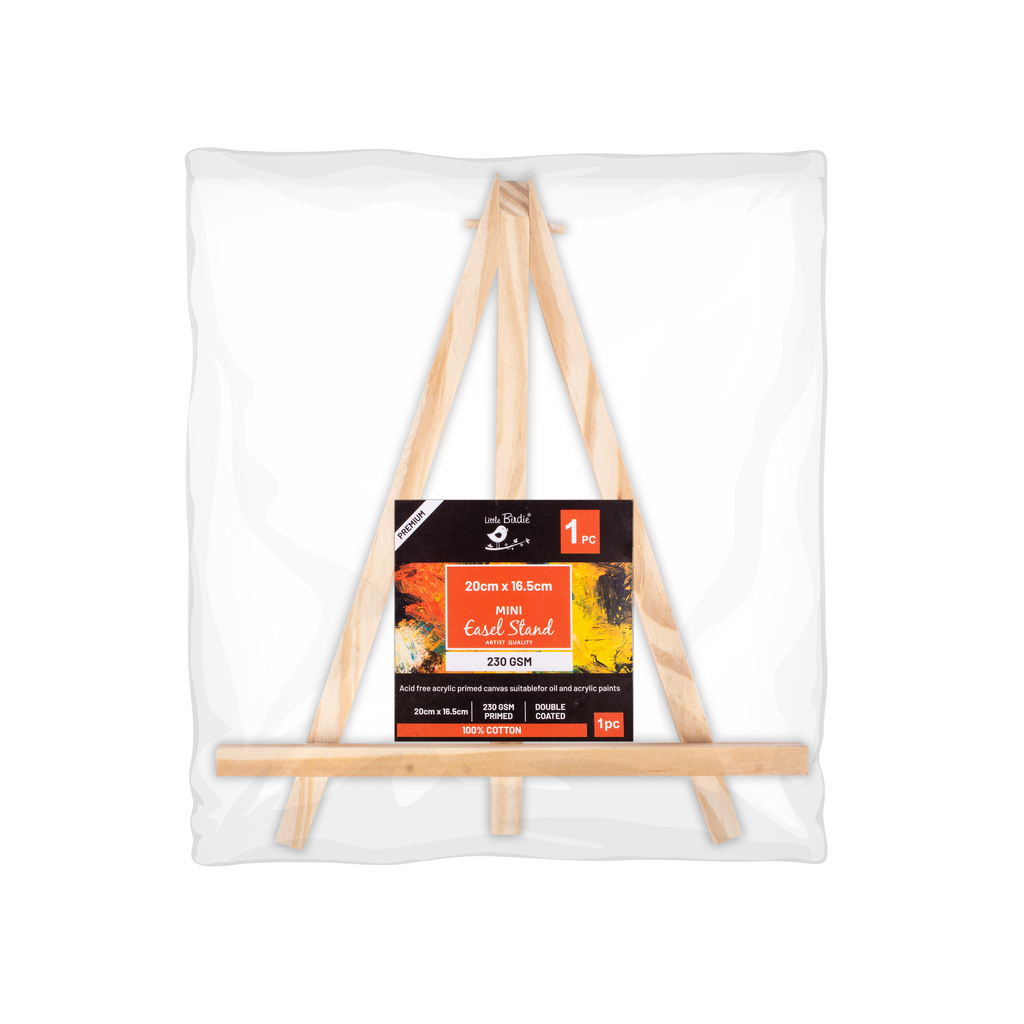 Wooden Mini Easel Stand 20 X 16.5Cm 1Pc Shrink