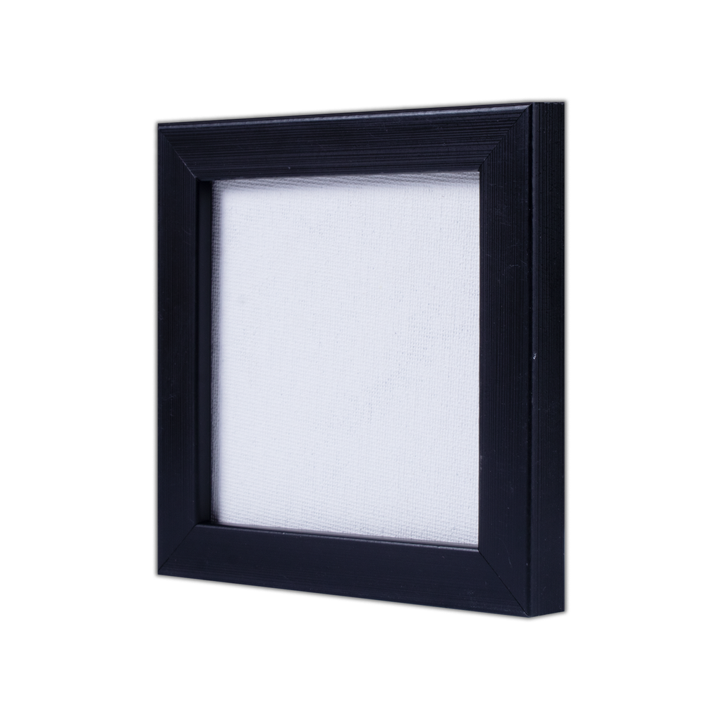 Canvas With Frame Narrow Black 4 X 4Inch 1Pc
