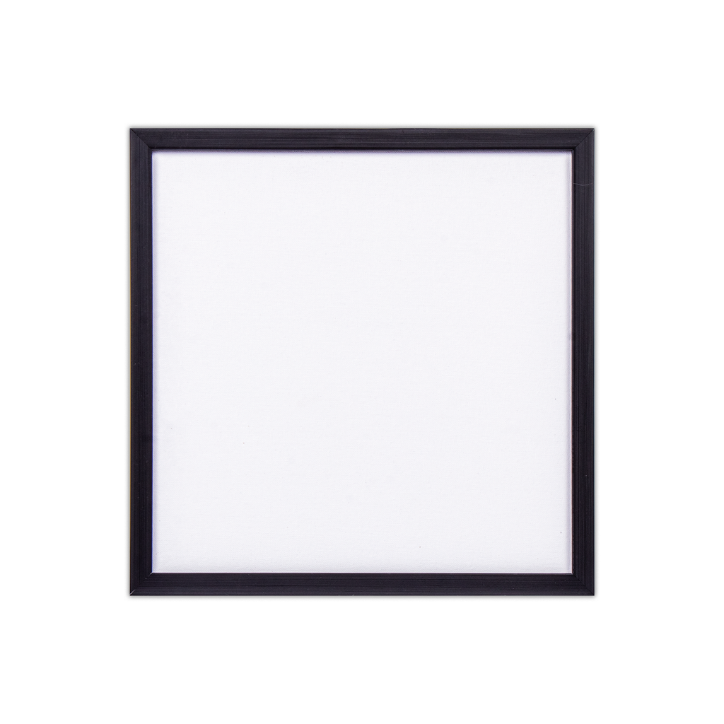 Canvas With Frame Narrow Black 12 X 12Inch 1Pc
