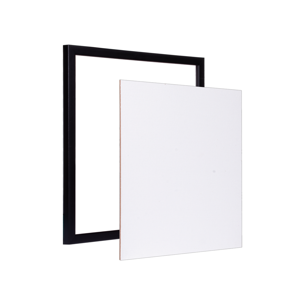 Canvas With Frame Narrow Black 12 X 12Inch 1Pc