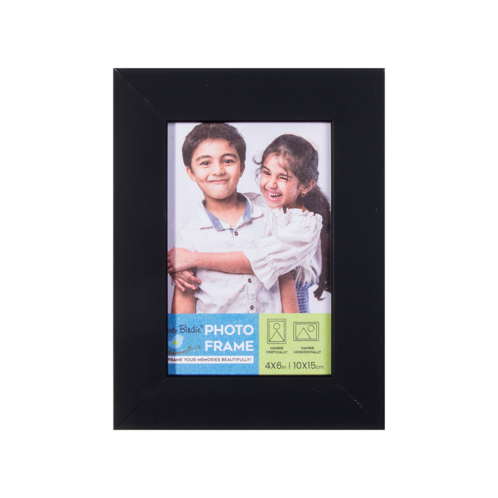 Table Top Photo Frame Matt Black 4 X 6Inch 1Pc