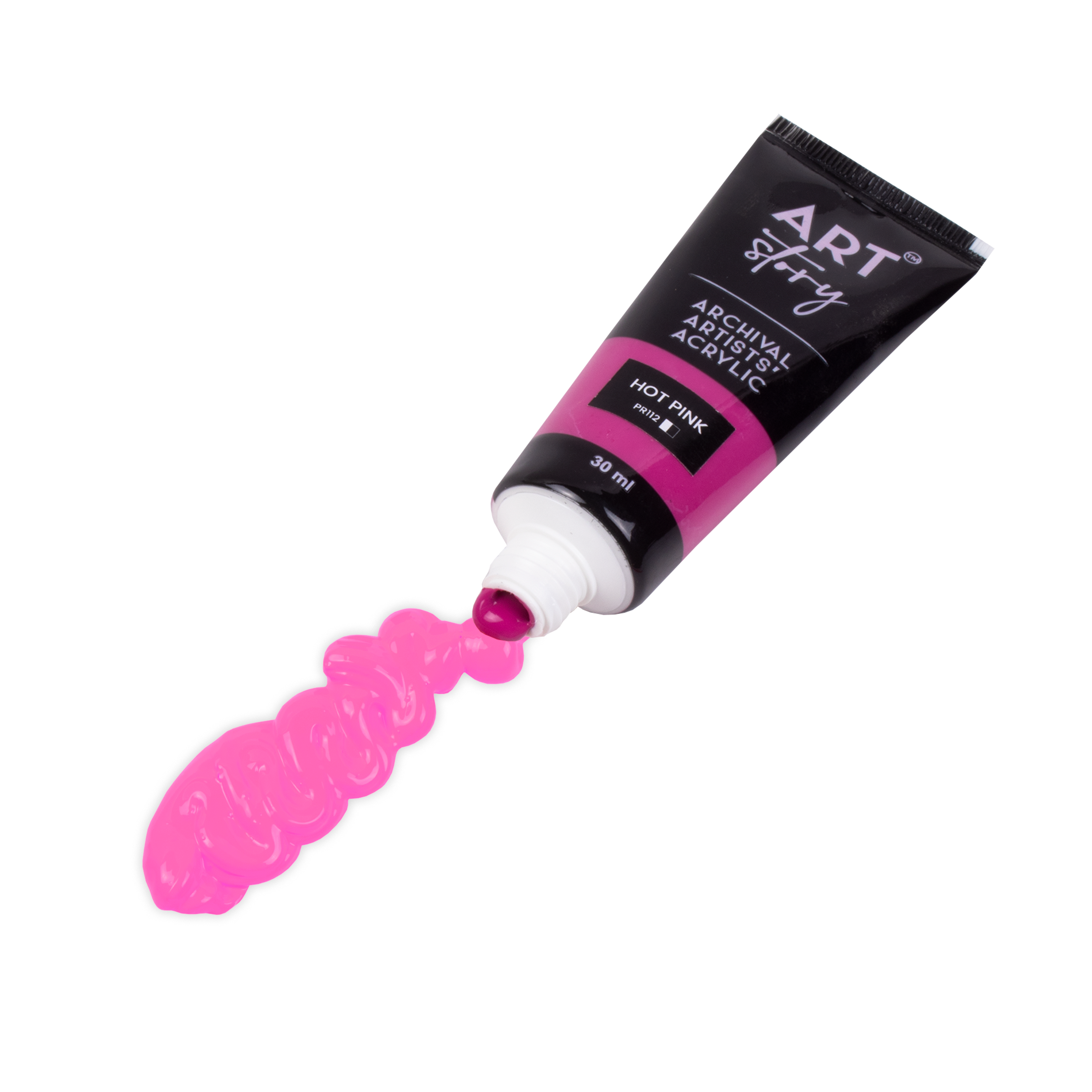 Artists Acrylic Colour Hot Pink 30ml Tube