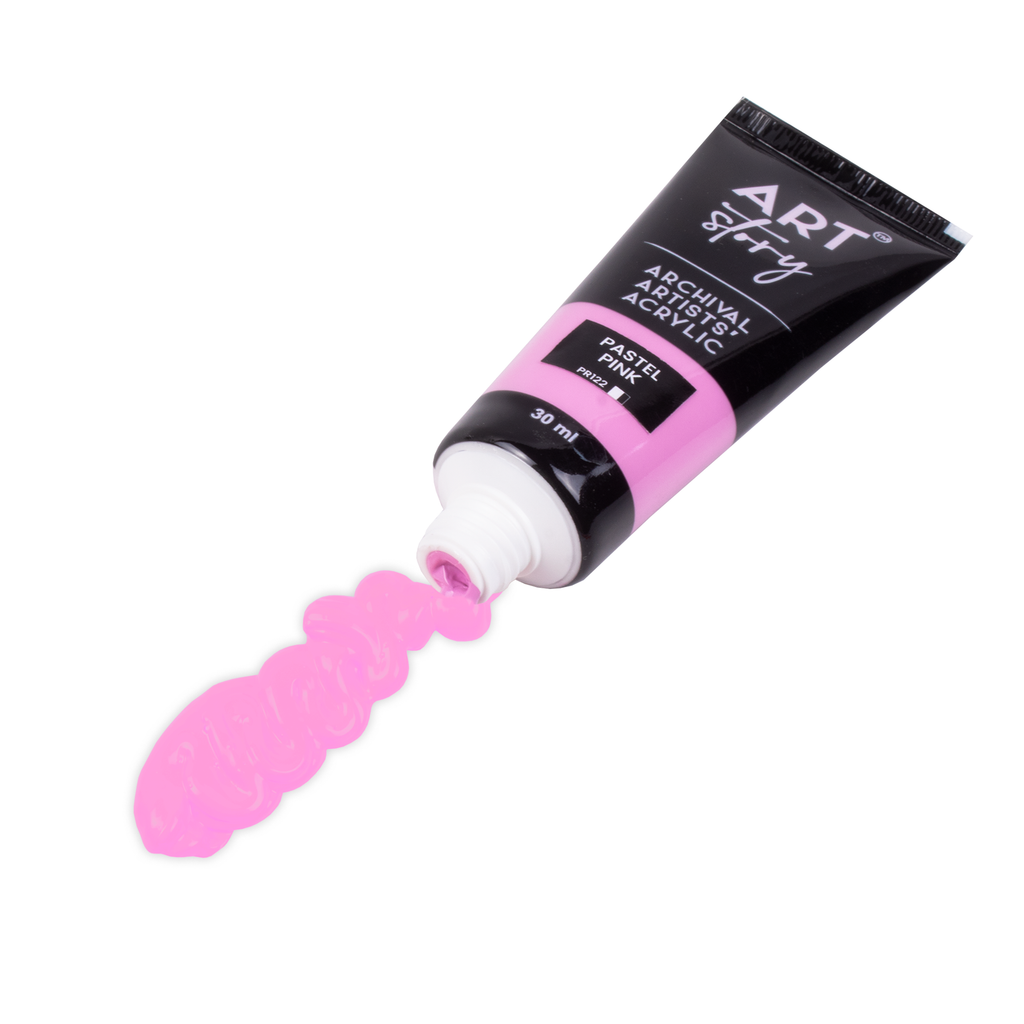 Artists Acrylic Colour Pastel Pink 30ml Tube