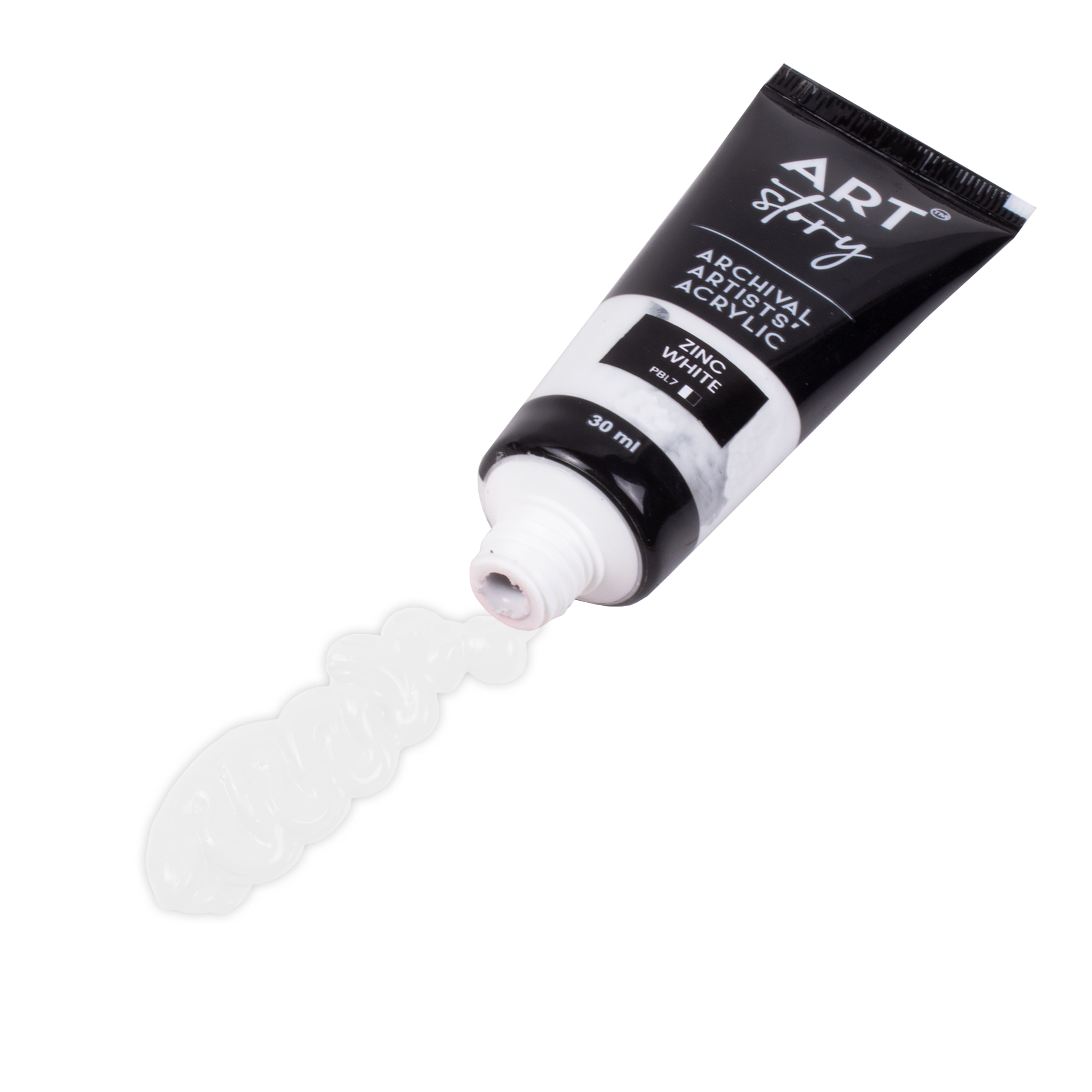 Artists Acrylic Colour Zinc White 30ml Tube