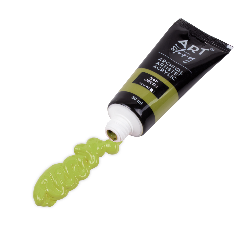 Artists Acrylic Colour Sap Green 30ml Tube