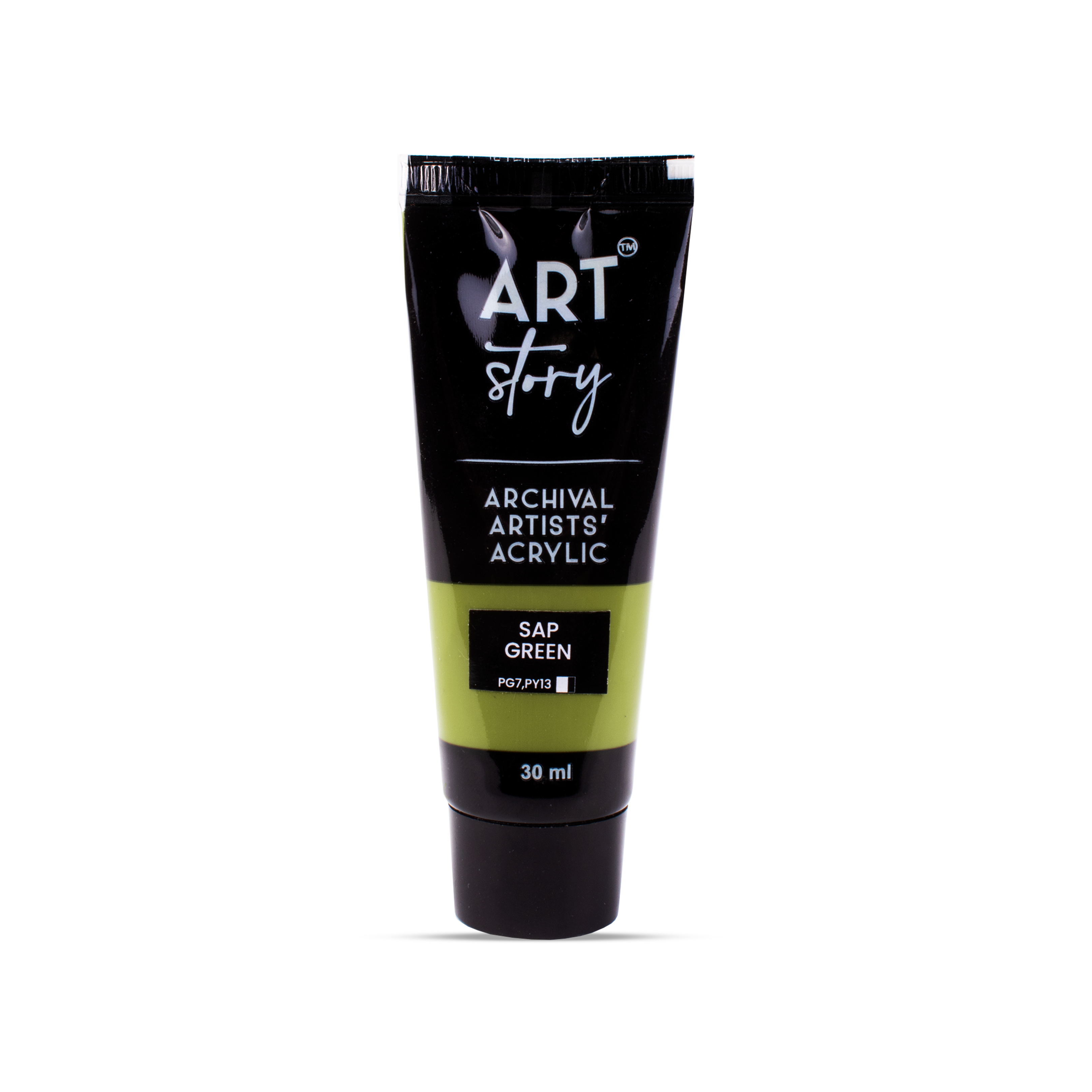Artists Acrylic Colour Sap Green 30ml Tube