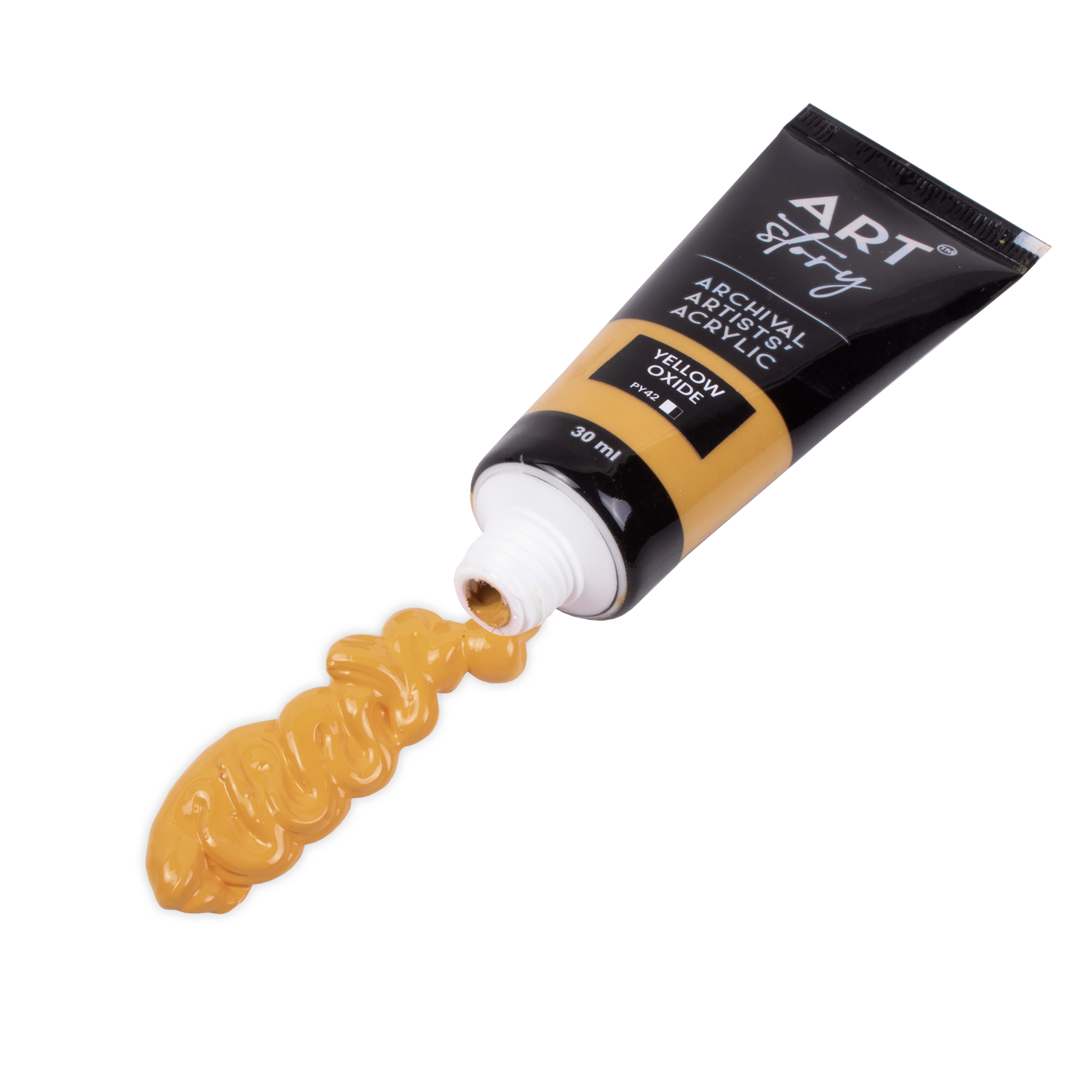 Artists Acrylic Colour Yellow Oxide 30ml Tube