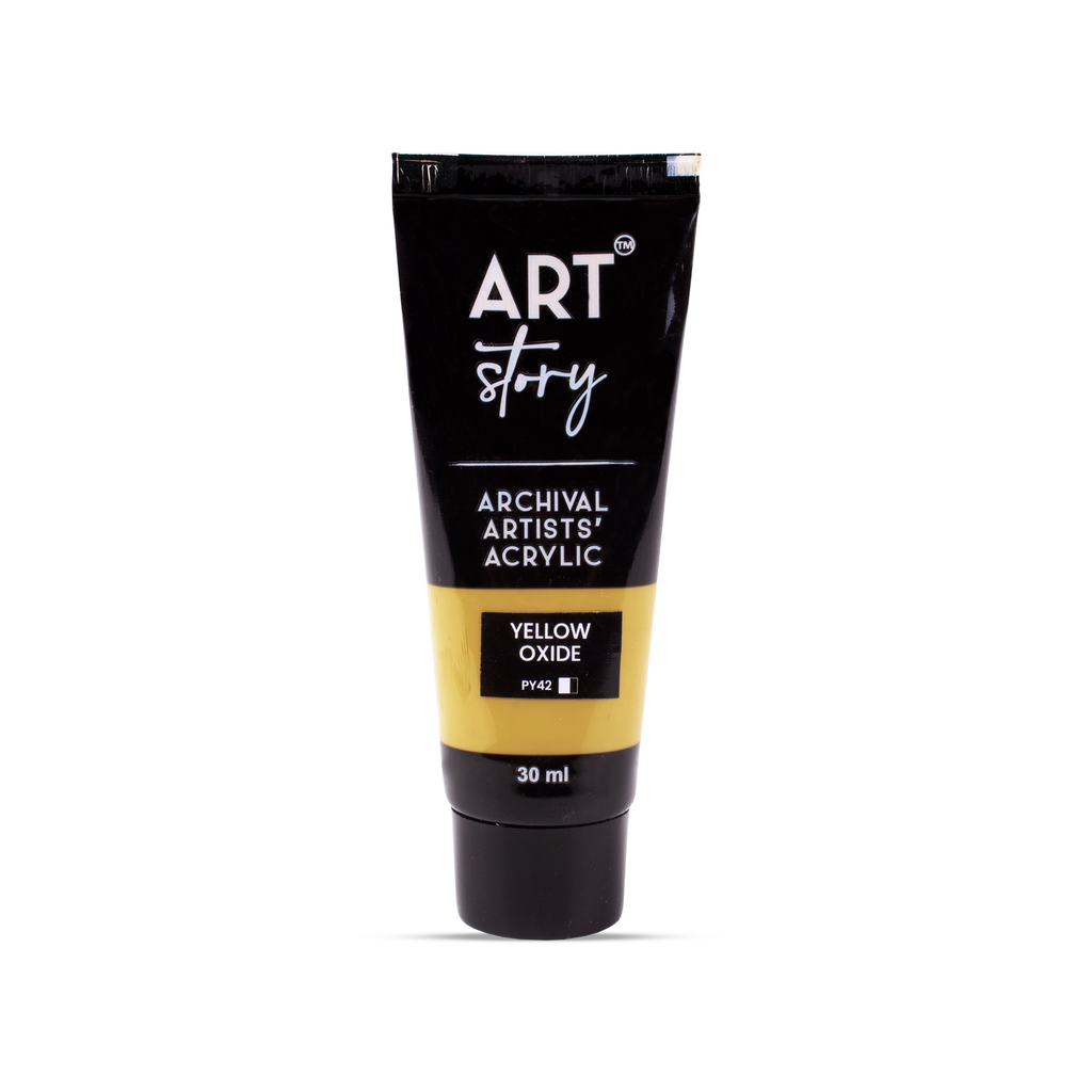 Artists Acrylic Colour Yellow Oxide 30ml Tube