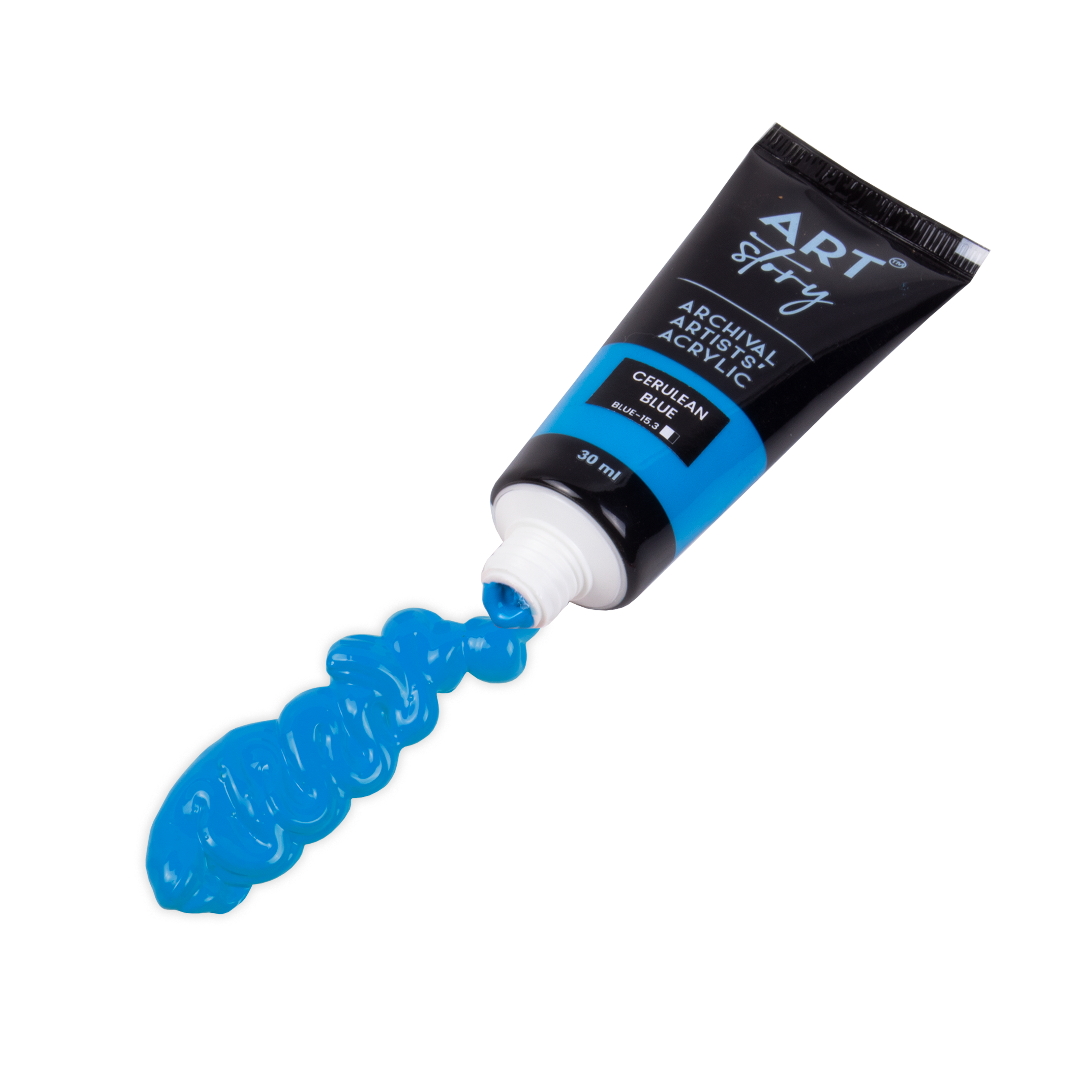 Artists Acrylic Colour Cerulean Blue 30ml Tube