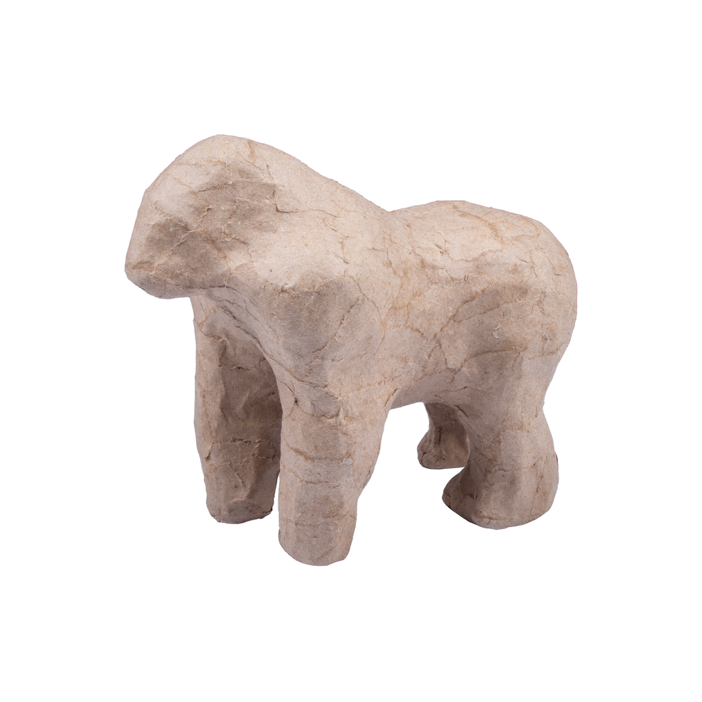 Paper Mache Gorilla Approx L16.6 X W10 X H14Cm 1Pc