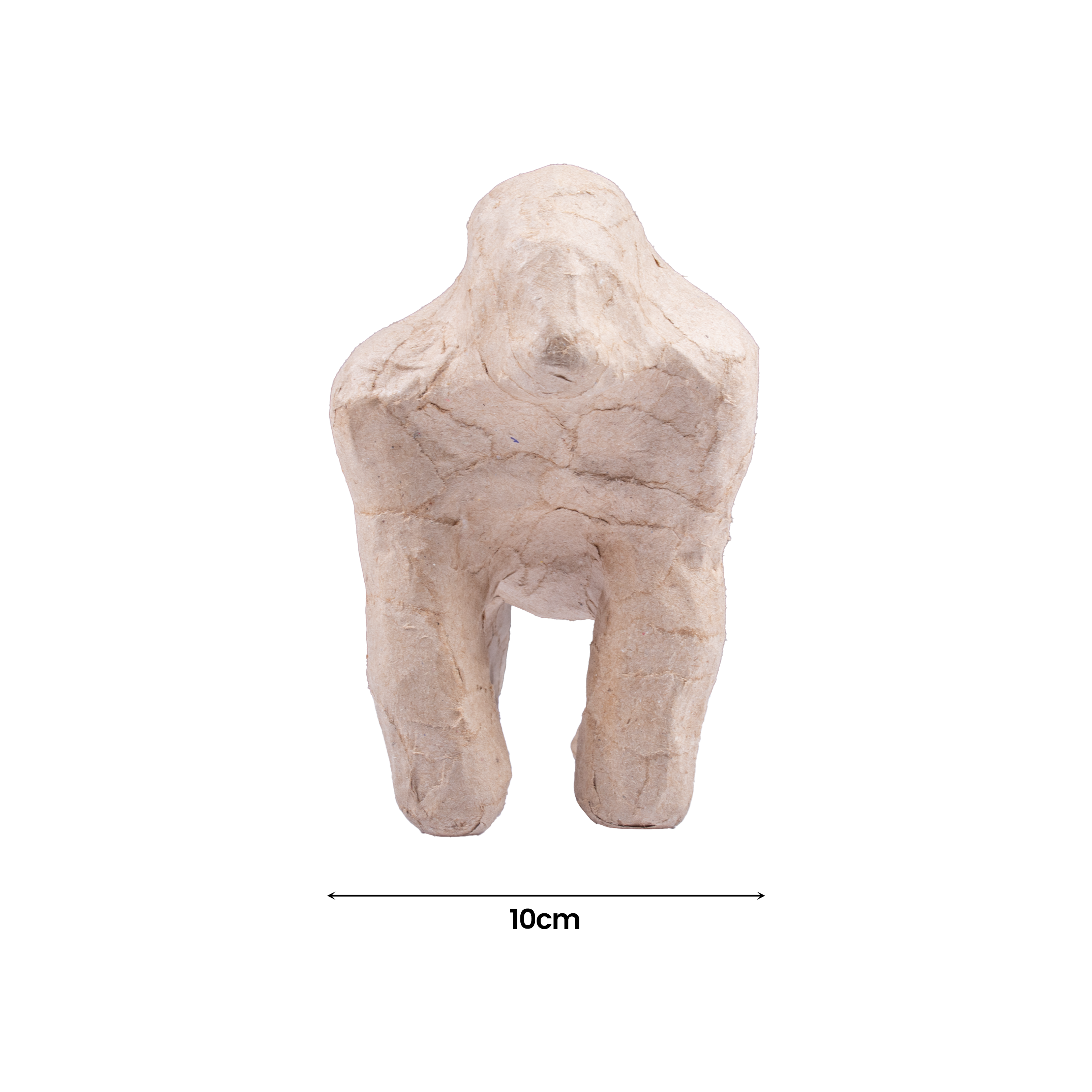 Paper Mache Gorilla Approx L16.6 X W10 X H14Cm 1Pc