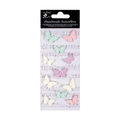 Handmade flowers Fairy Garden Pearl Butterflies Approx 2 & 2.7cm 11pc
