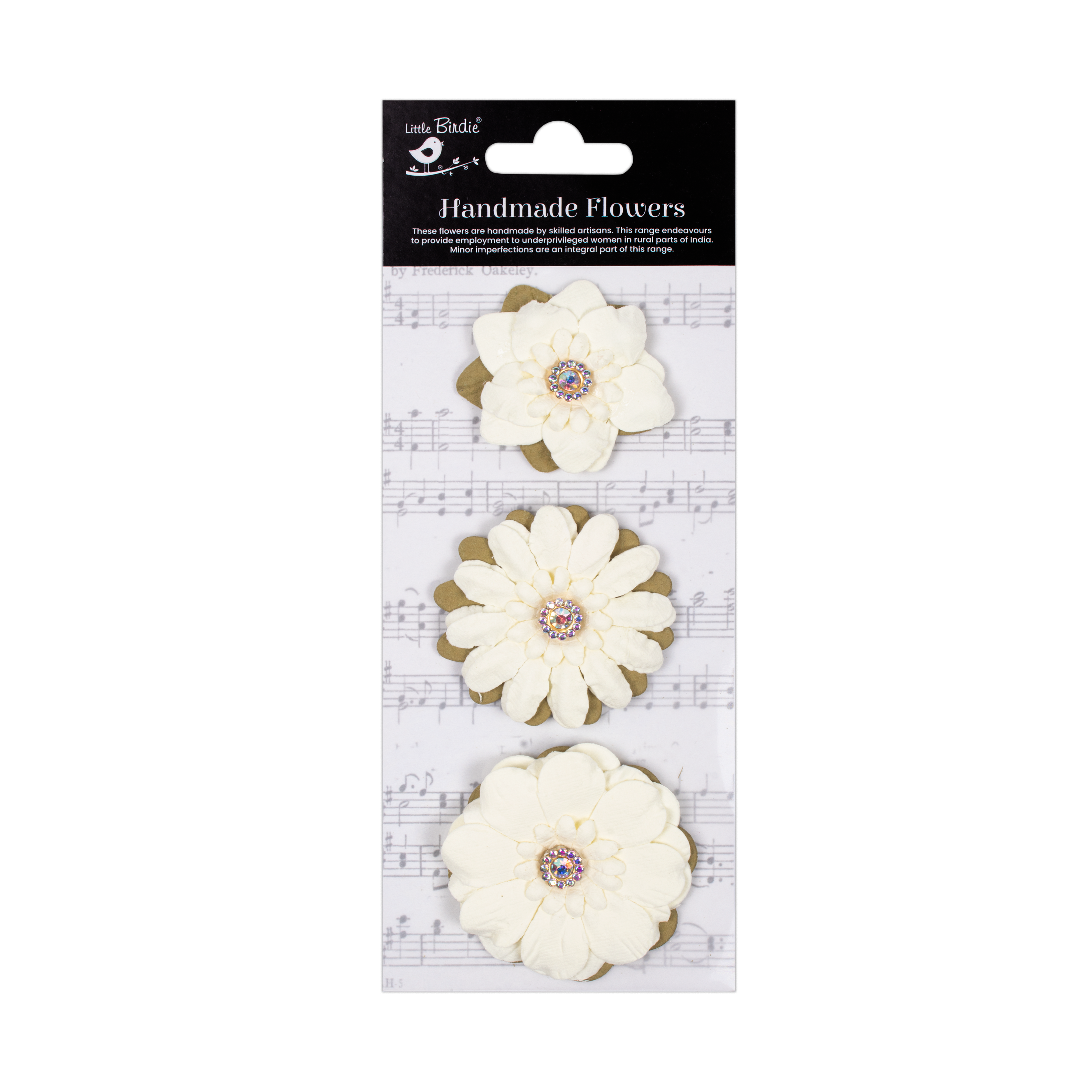 Handmade Flowers Ivory Pearl Jeremy 1Pc