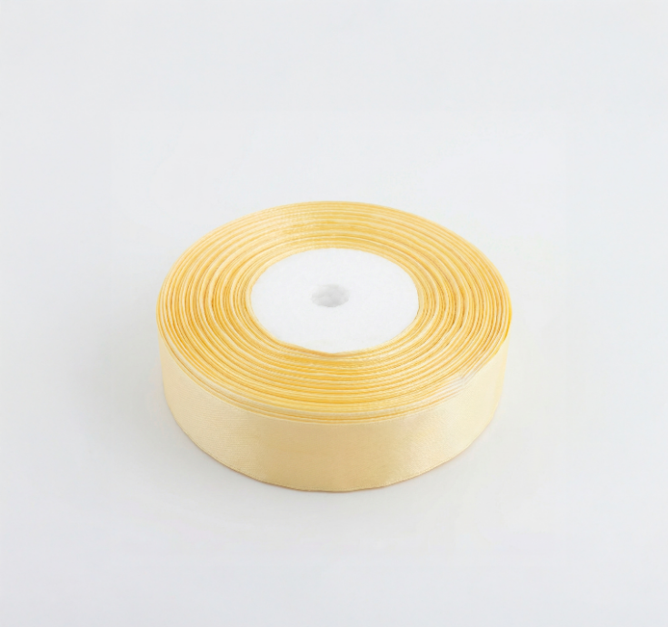 Satin Ribbon 25Mm 50Mtr Baige