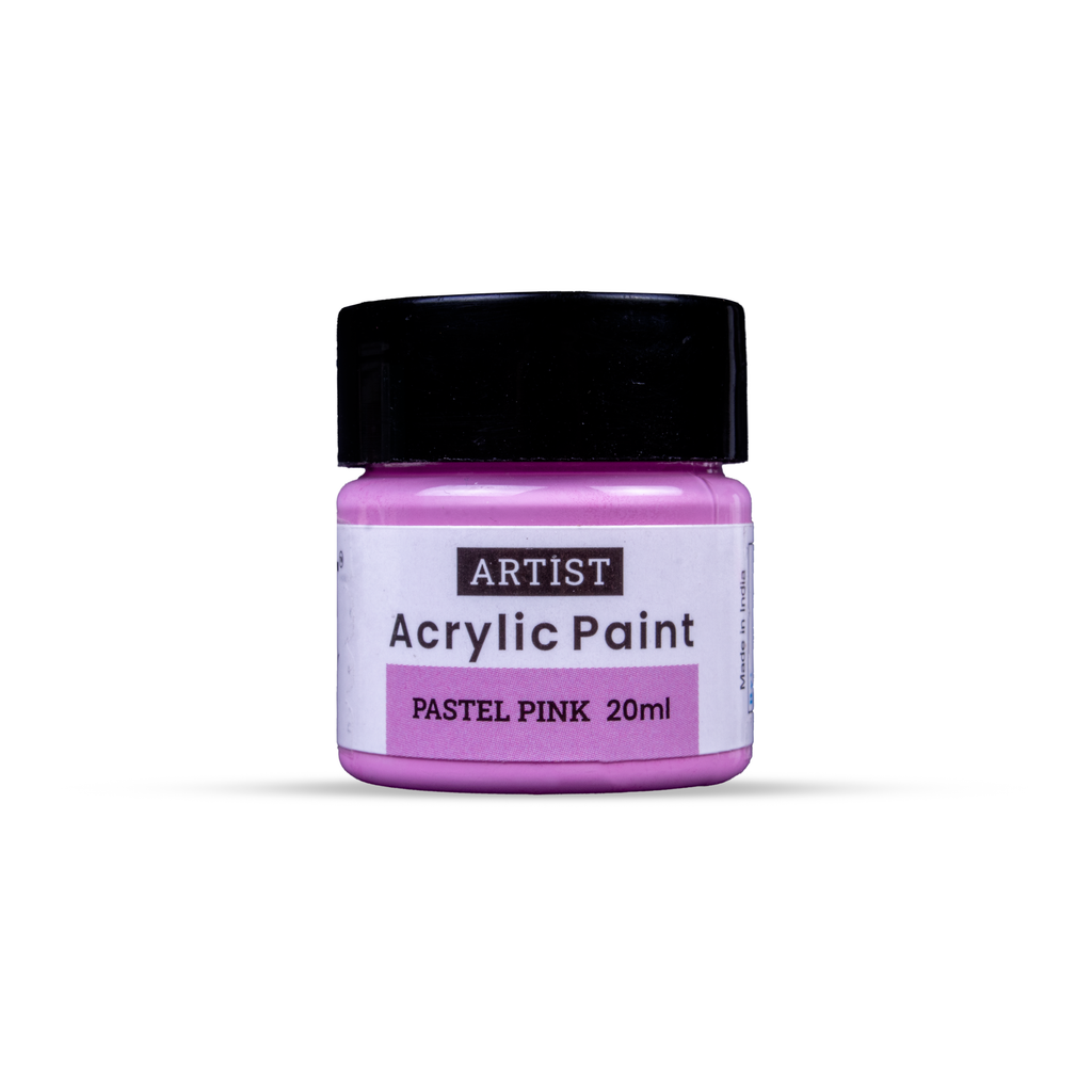Acrylic Colour Pastel Pink 20ml Bottle
