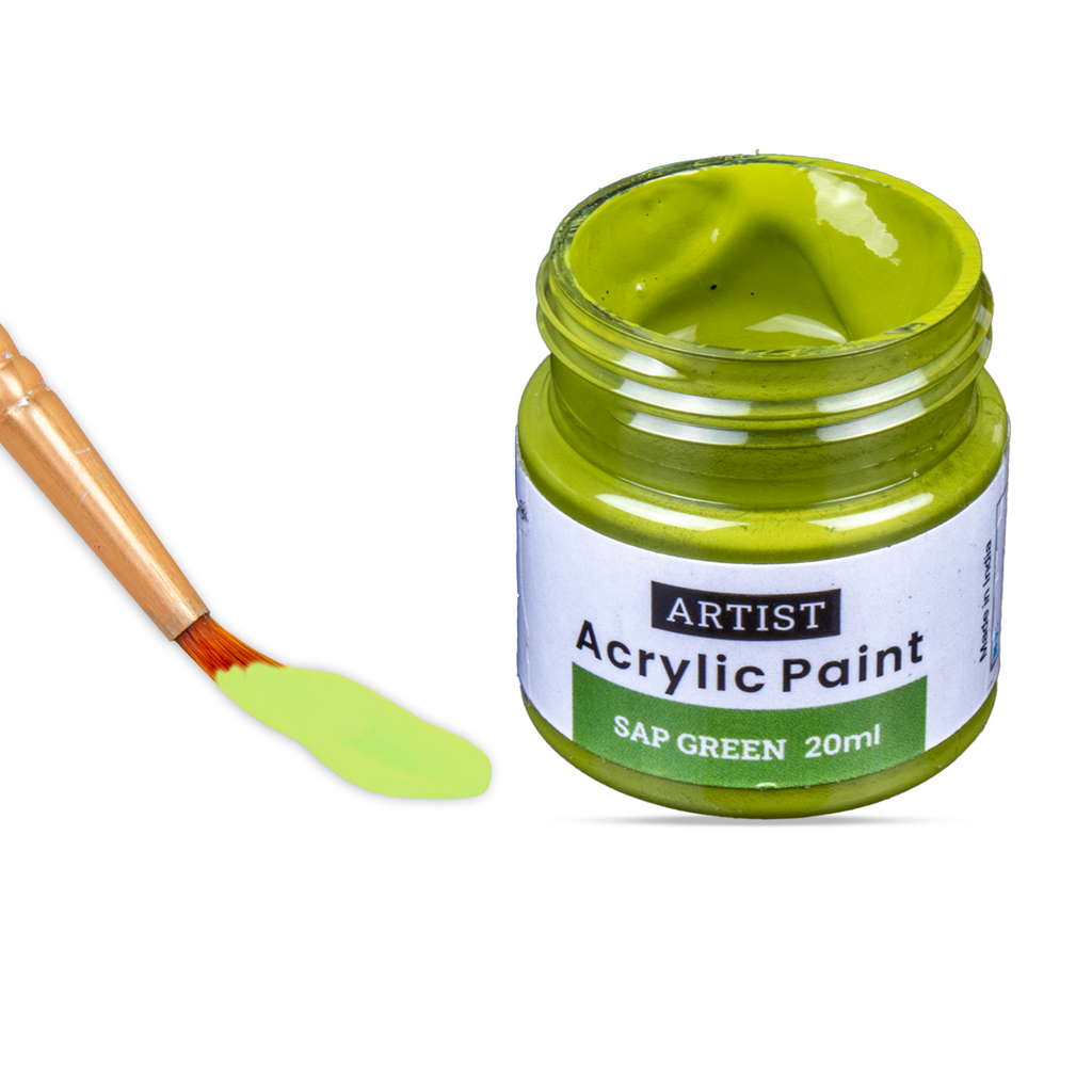 Acrylic Colour Sap Green 20ml Bottle