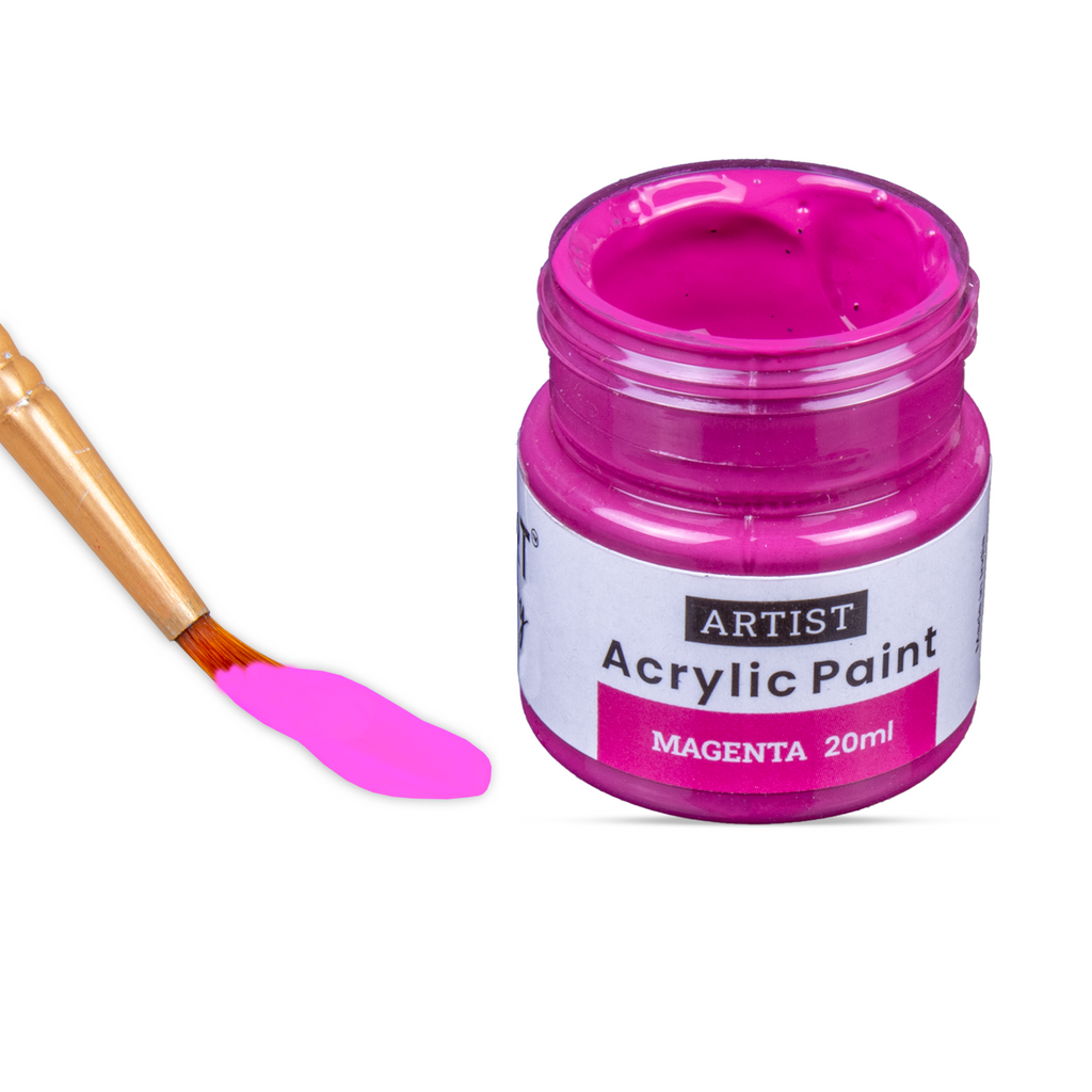 Acrylic Colour Magenta 20ml Bottle
