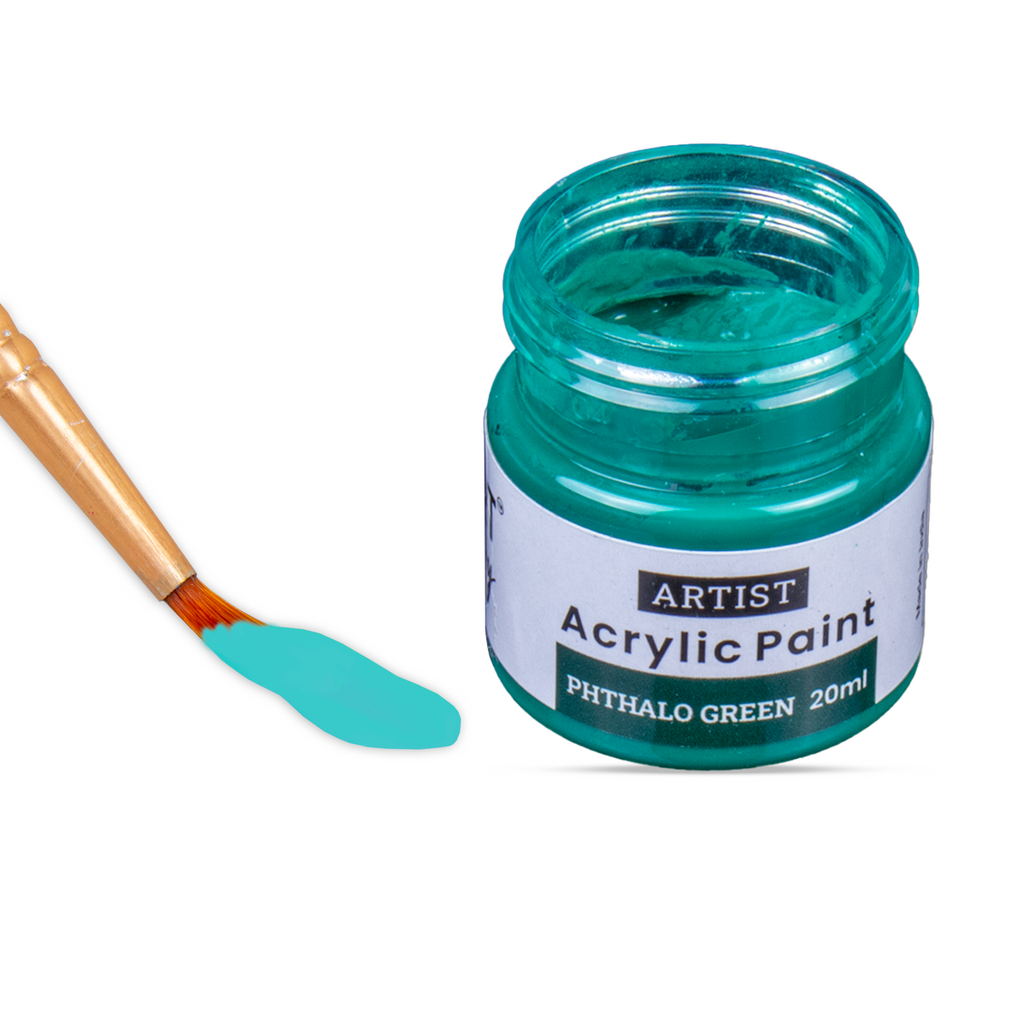 Acrylic Colour Phthalo Green 20ml Bottle