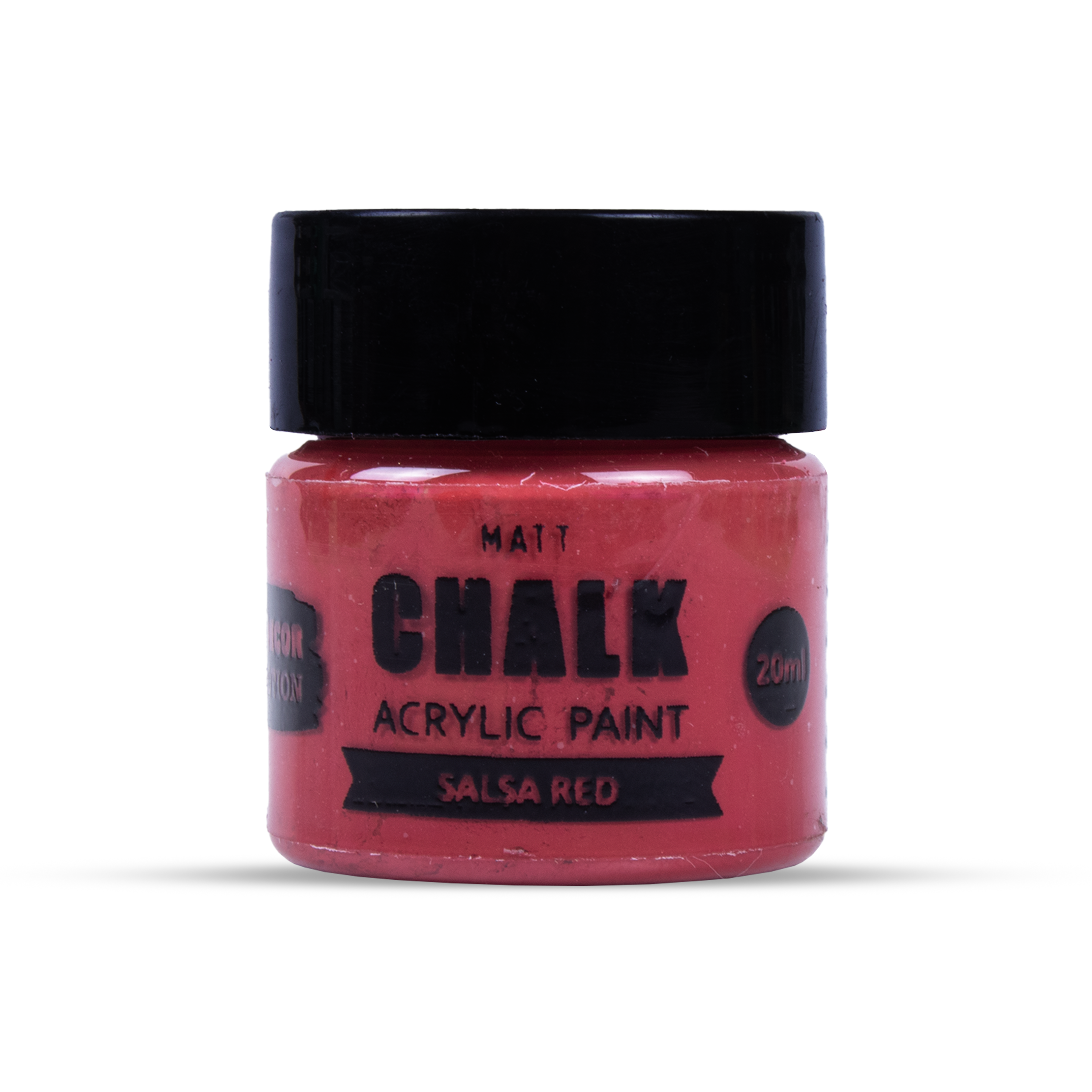 Home Decor Chalk Paint Salsa Red 20ml Bottle