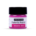 Premium Fabric Paint Magenta 20ml Bottle