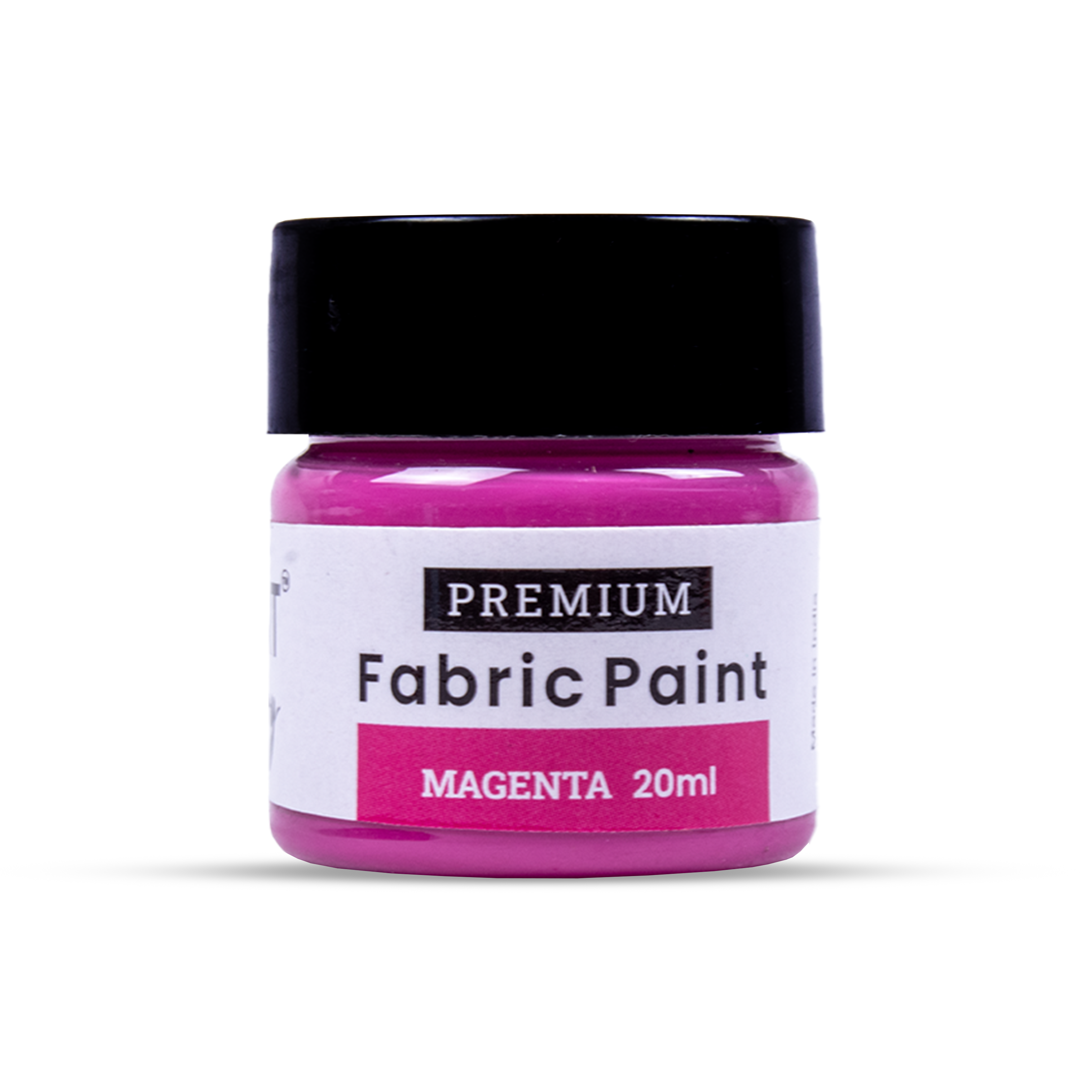 Premium Fabric Paint Magenta 20ml Bottle