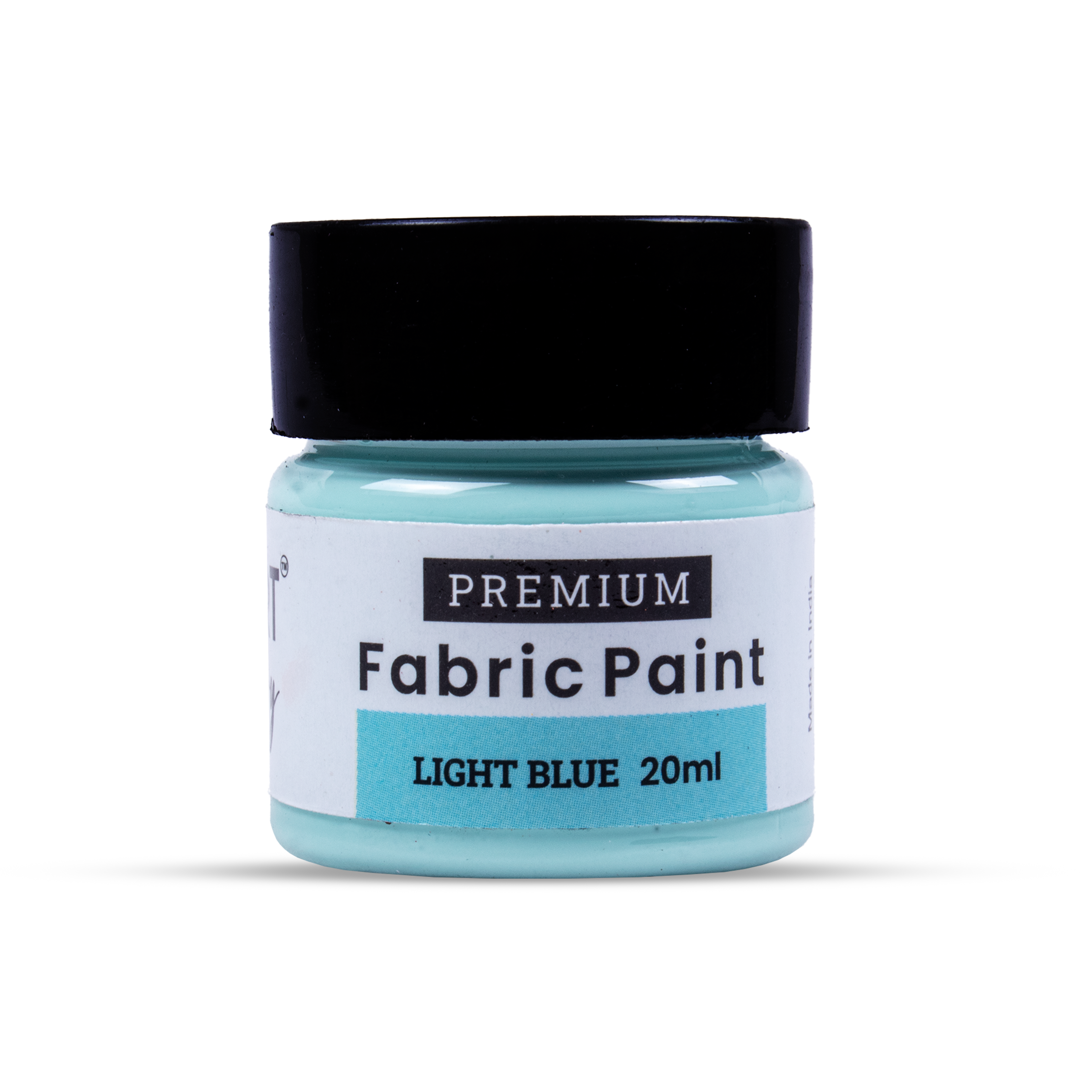 Premium Fabric Paint Light Blue 20ml Bottle