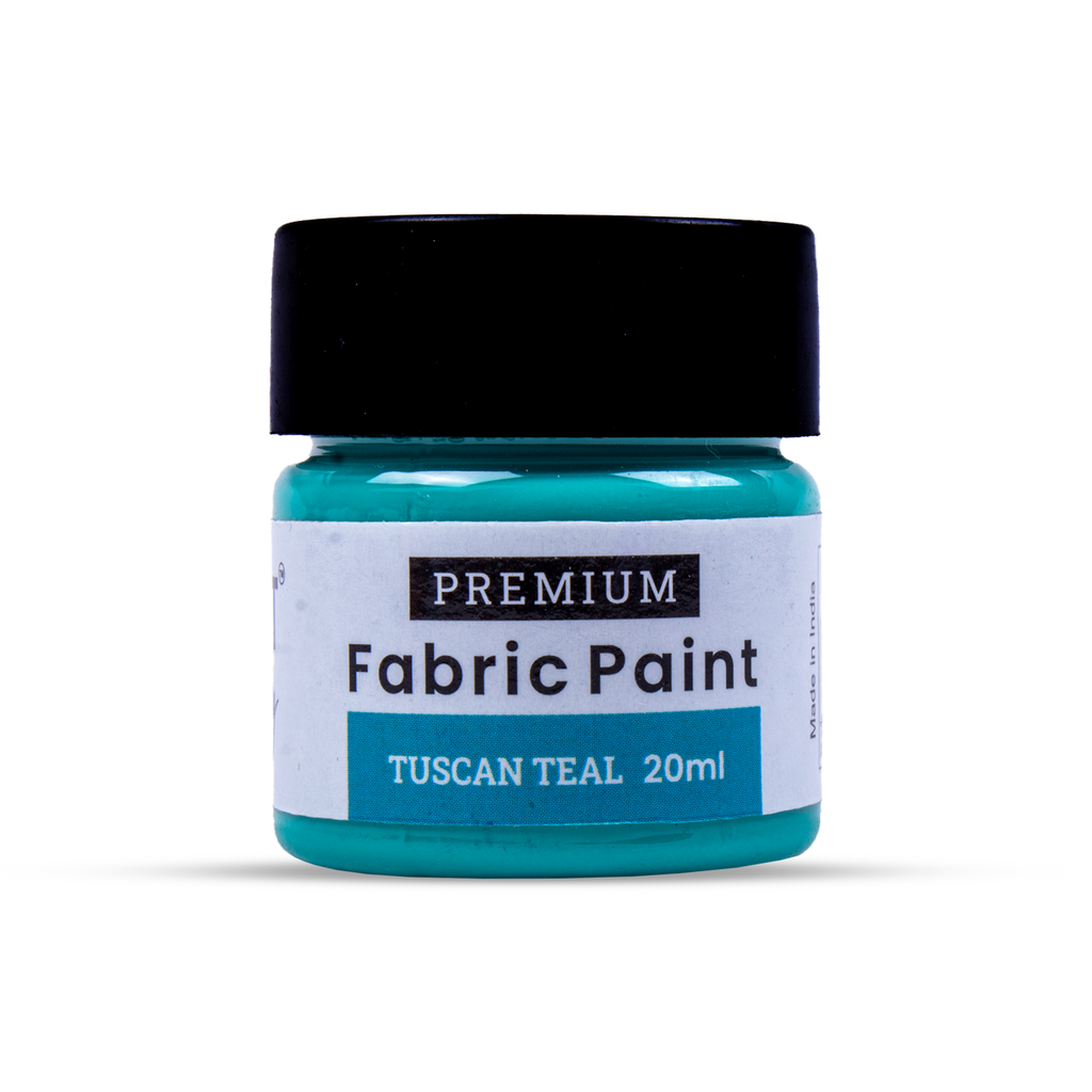Premium Fabric Paint Tuscan Teal 20ml Bottle