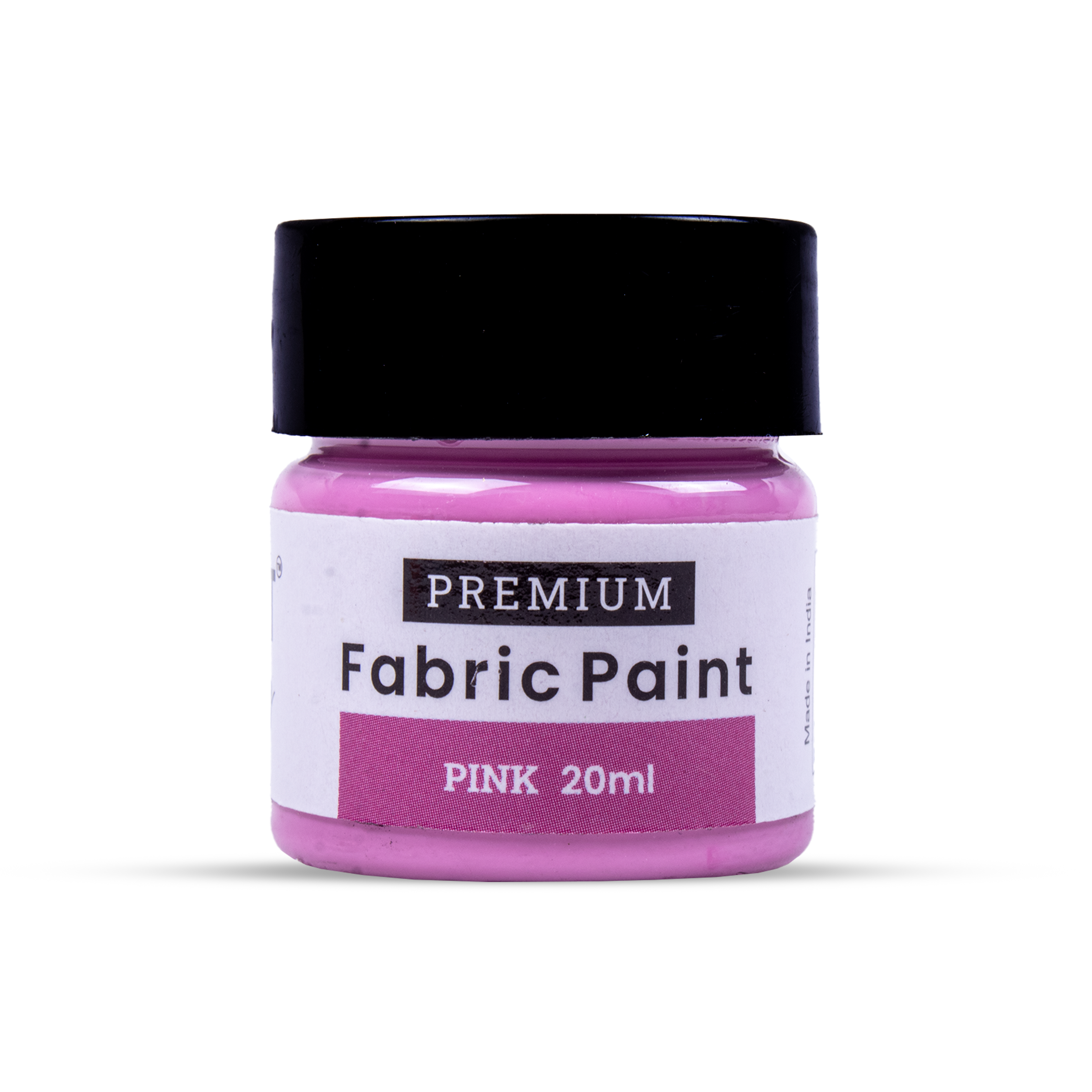 Premium Fabric Paint Pink 20ml Bottle