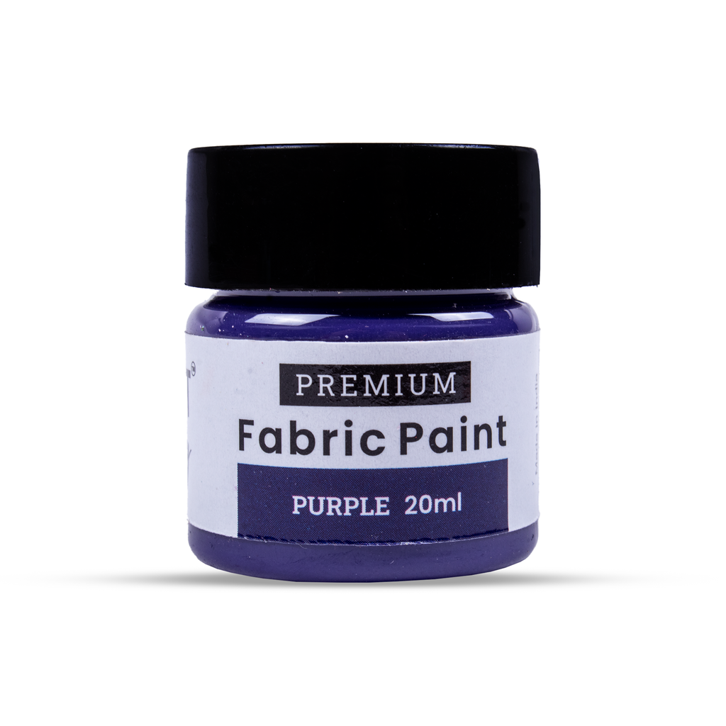Premium Fabric Paint Purple 20ml Bottle