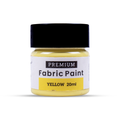 Premium Fabric Paint Yellow 20ml Bottle