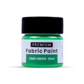 Premium Fabric Paint Lime Green 20ml Bottle