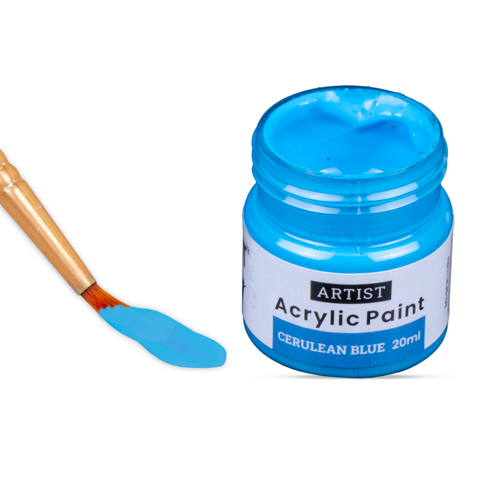 Acrylic Colour Set Bright Palette 6 Colors X 20ml each