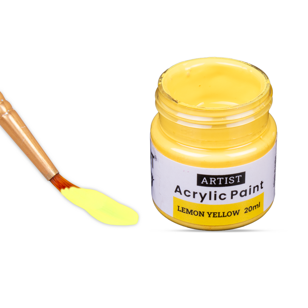 Acrylic Colour Set Bright Palette 6 Colors X 20ml each