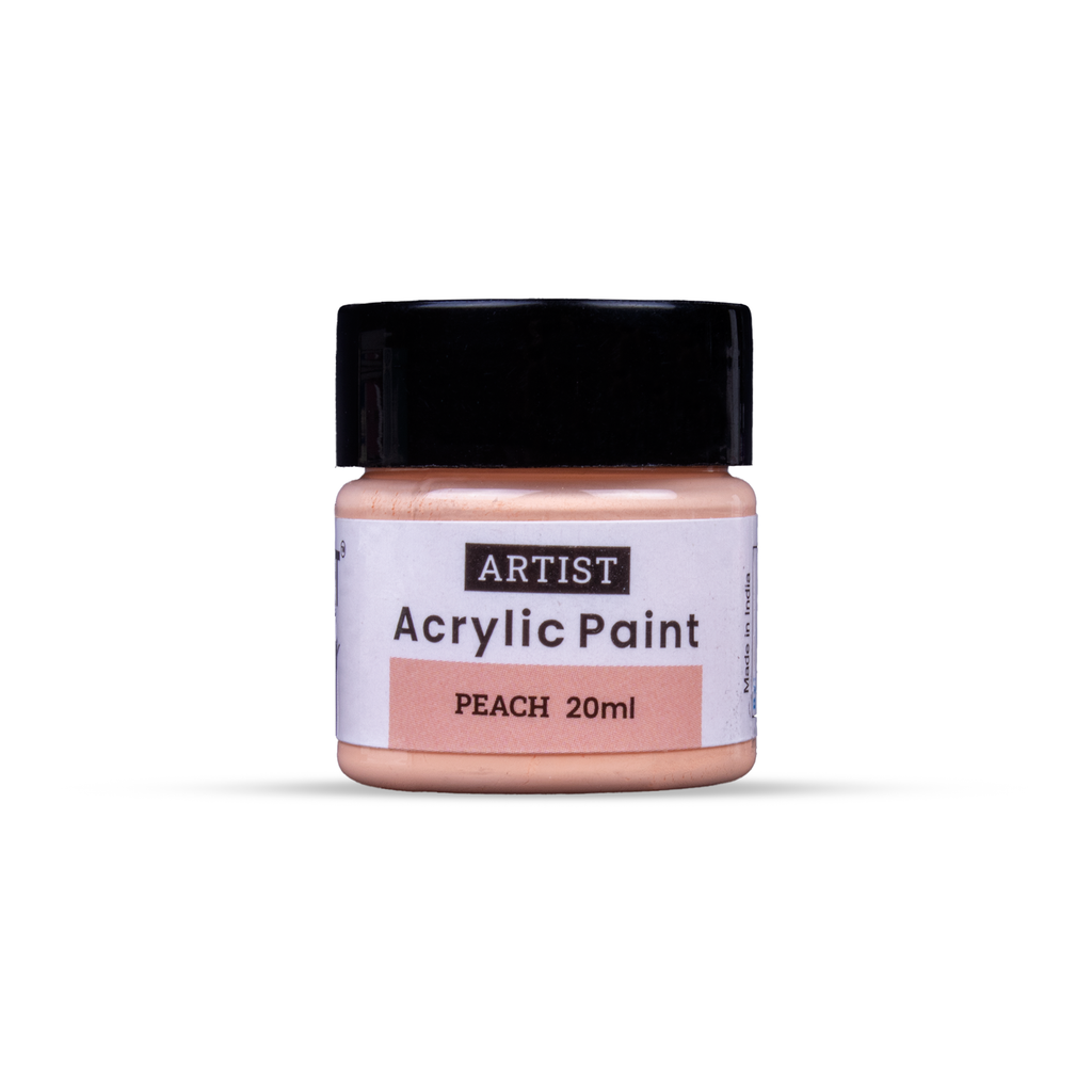 Acrylic Colour Peach 20ml Bottle