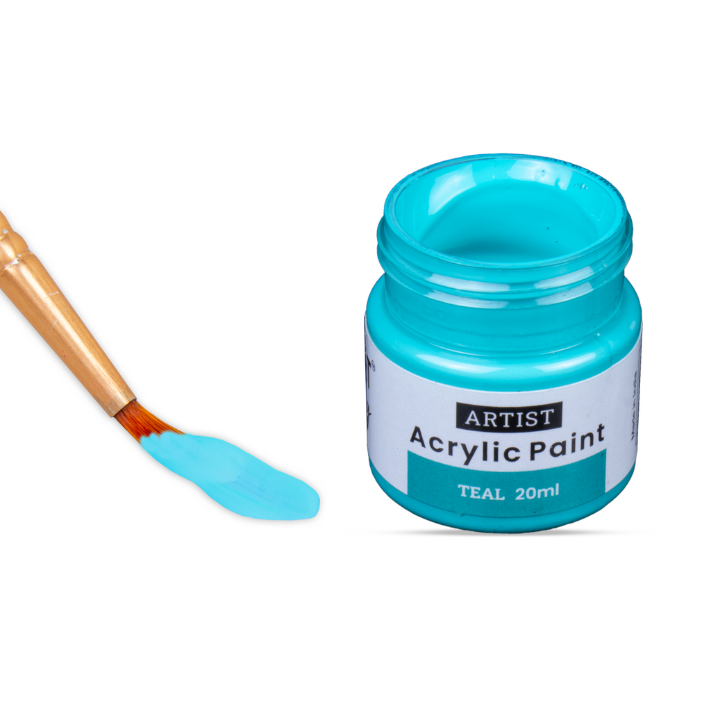 Acrylic Colour Teal 20ml Bottle