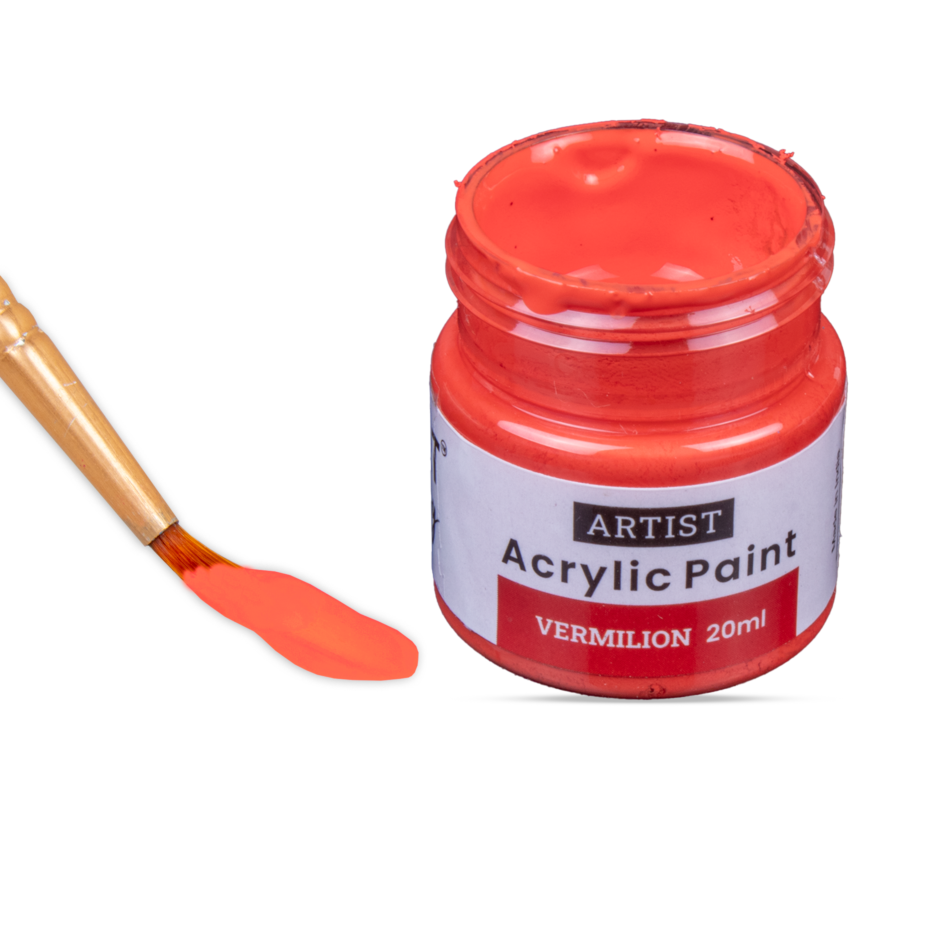 Acrylic Colour Set Bright Palette 6 Colors X 20ml each