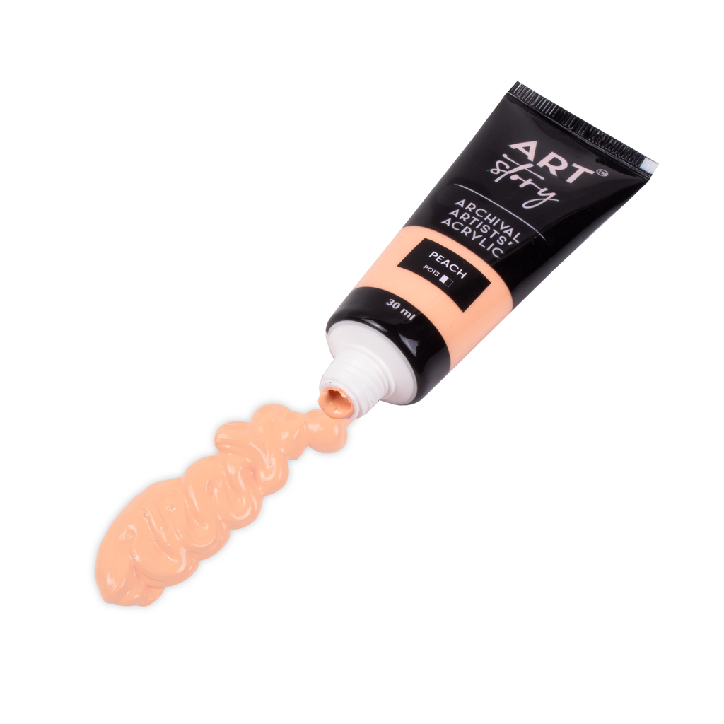 Artists Acrylic Colour Peach 30ml Tube