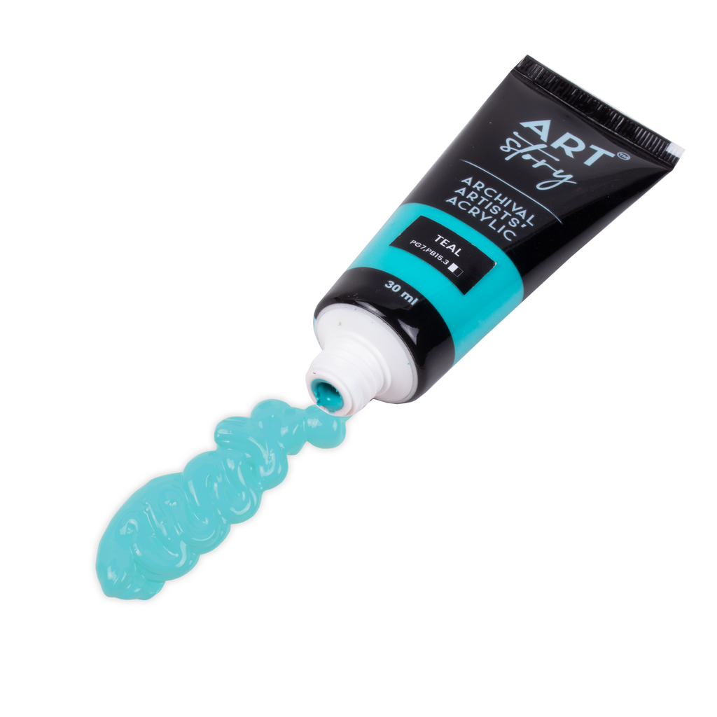 Artists Acrylic Colour Teal 30ml Tube
