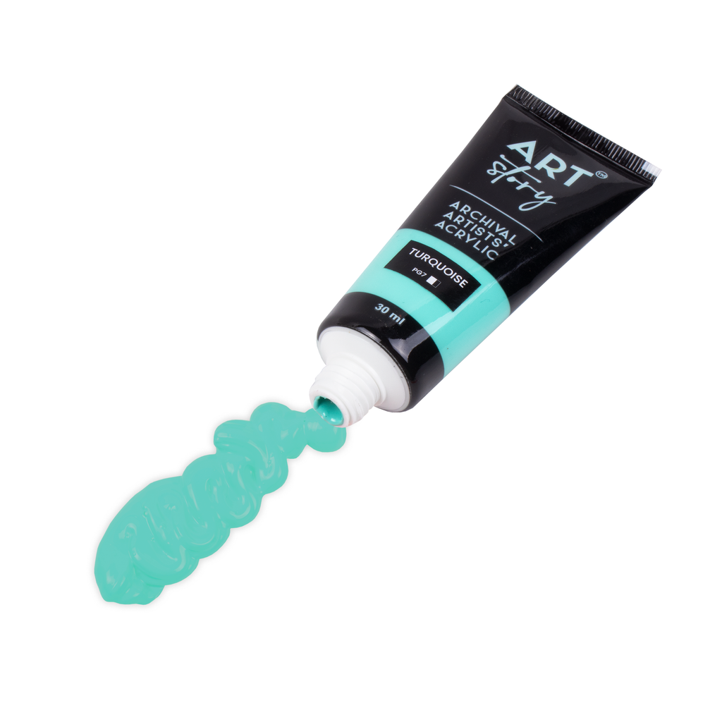 Artists Acrylic Colour Turquoise 30ml Tube