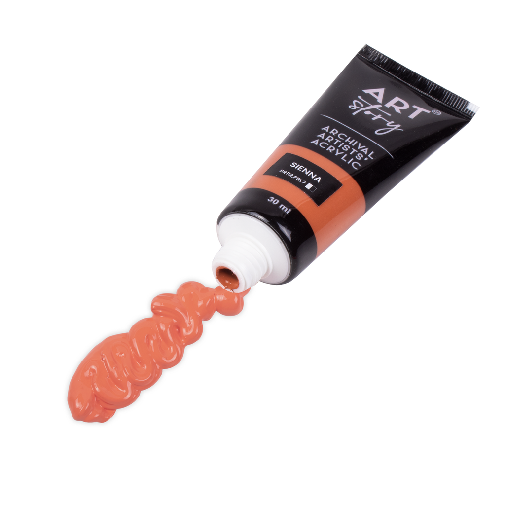 Artists Acrylic Colour Sienna 30ml Tube