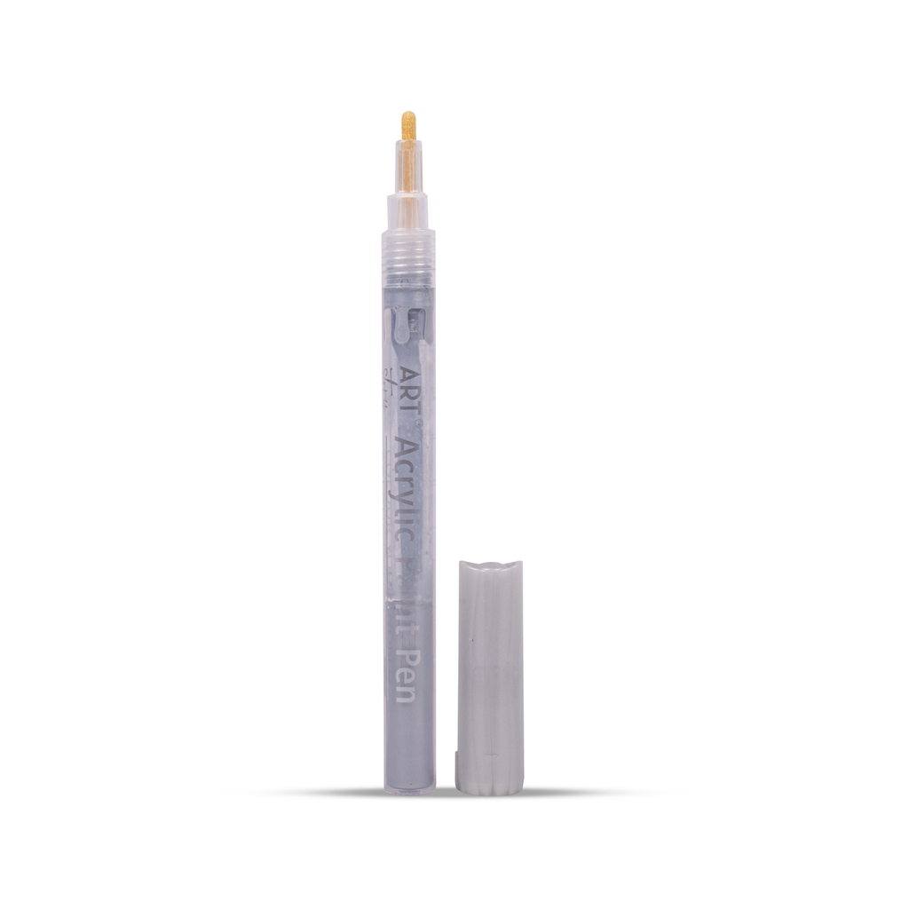 Acrylic Paint Marker Pen Water Based Fossil Grey 1mm Tip 1pc