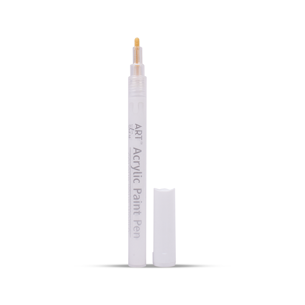 Acrylic Paint Marker Pen Water Based White 1mm Tip 1pc