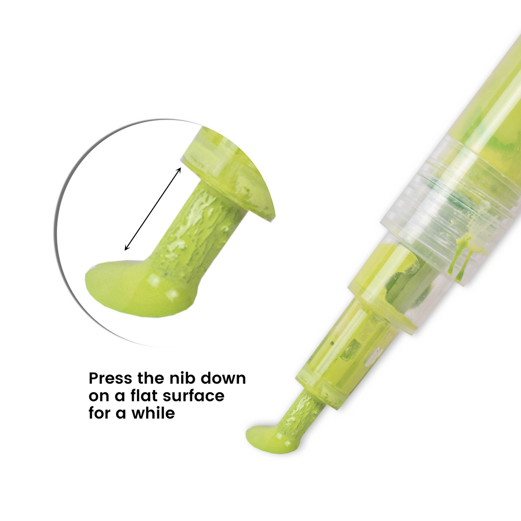 Acrylic Paint Marker Pen Water Based Green 1mm Tip 1pc