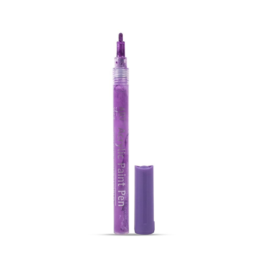 Acrylic Paint Marker Pen Water Based Violet 1mm Tip 1pc