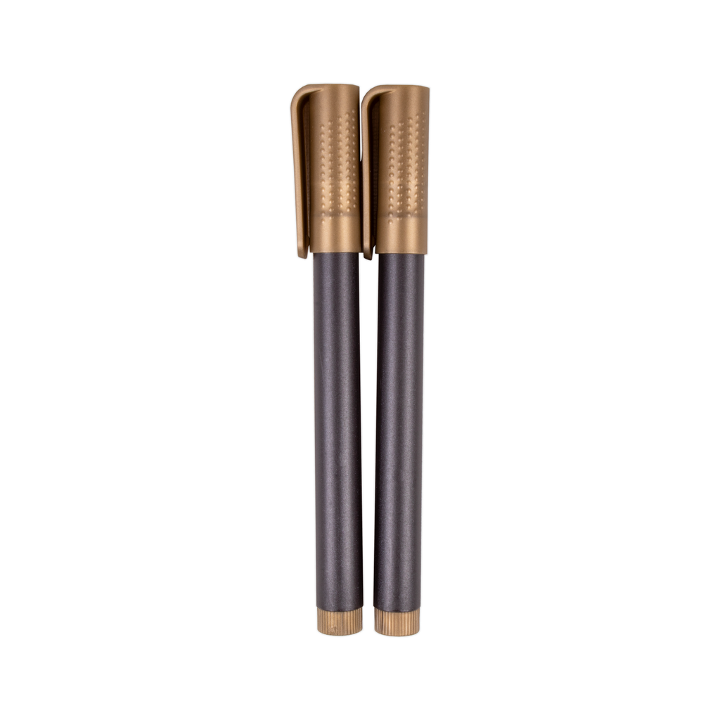 Metallic Marker Pen Water Based Gold Pack Of 2pc