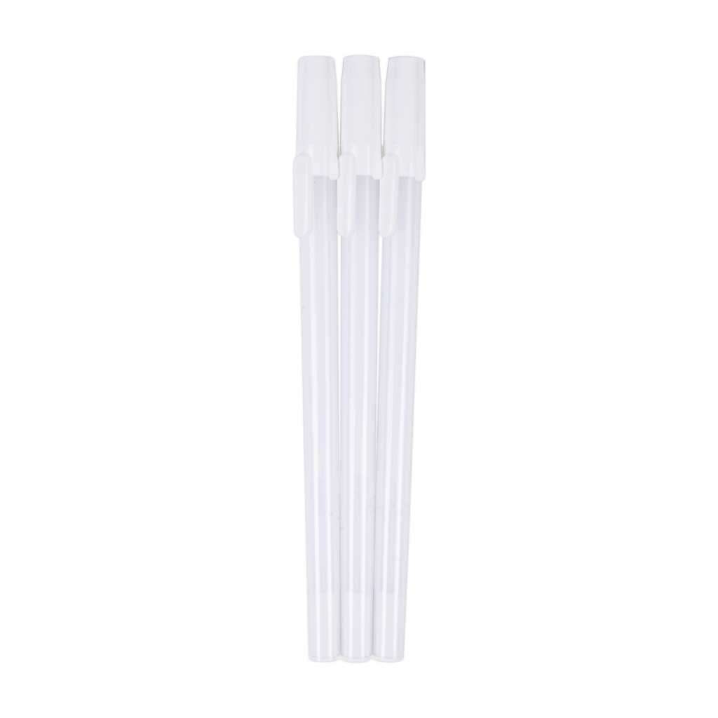 Gel Pen White Pack Of 3pc